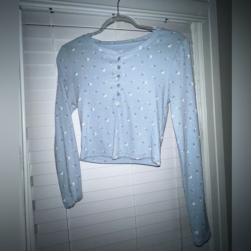 American Eagle Cropped Long Sleeve